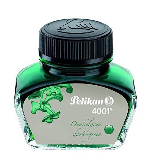Pelikan 4001 donker groene inkt