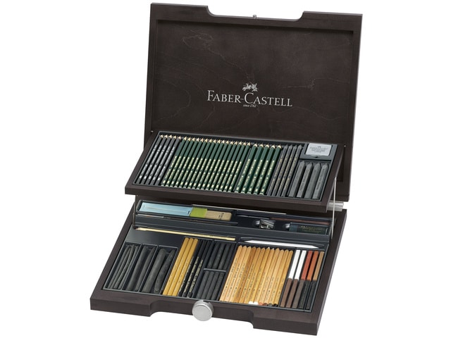 Faber-Castell Grafietset houten kist